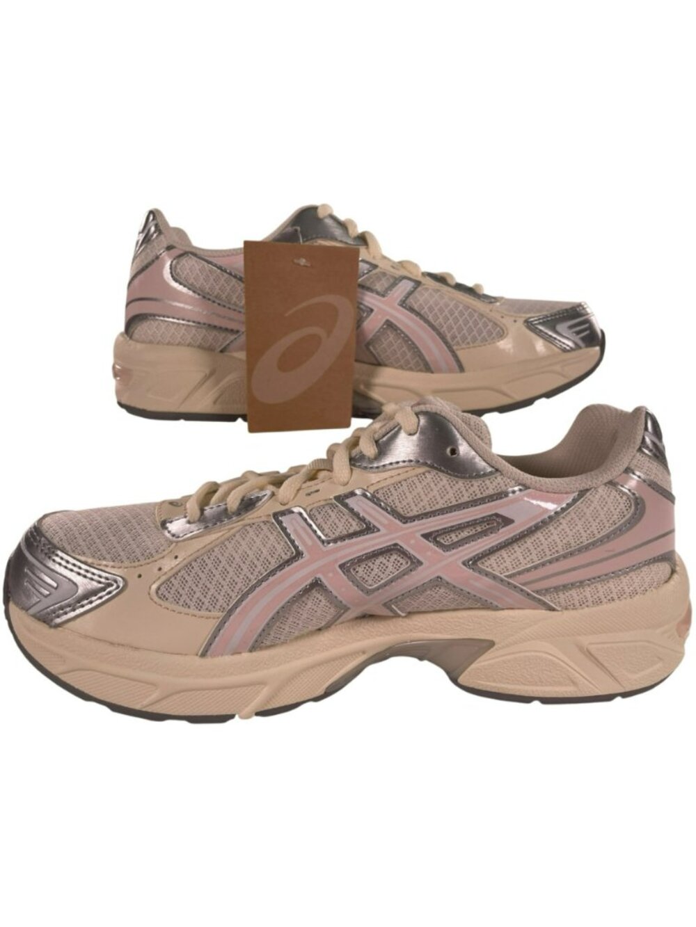 Asics Gel-1130 Shoes Cream/Pink Cloud Running Sneakers Men's Sz 7 Wmn's 8.5 NEW - Picture 2 of 11